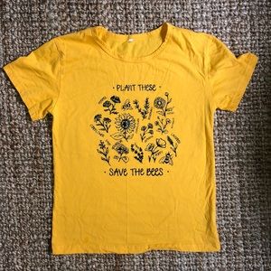 Plant these save the bees t-shirt